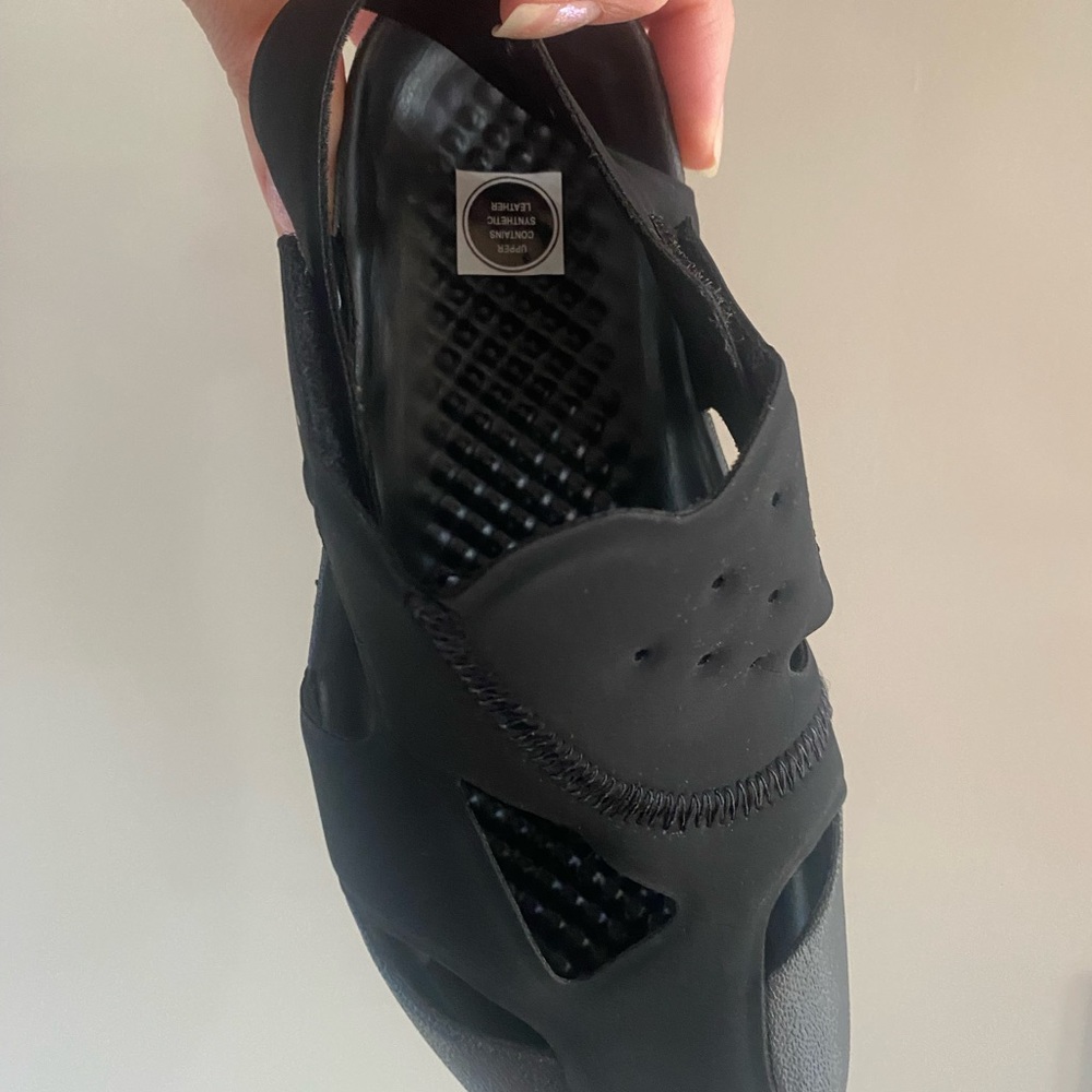 Jordan 1 Black Sandal SZ 13 - Picture 2 of 5